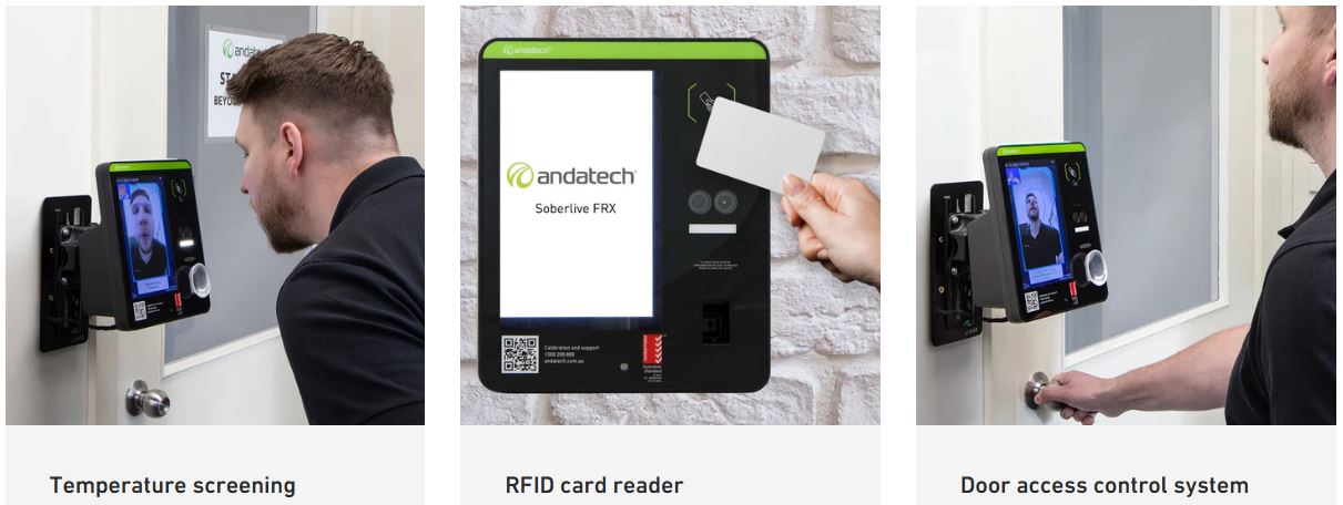 Tính năng kết nối thẻ RFID và mở cửa sau khi thổi nồng độ cồn